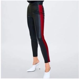 Zara Faux Leather Pants